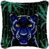 Jungle Panther - Latch Hook Pillow Kit