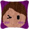 Just a Wink - Latch Hook Pillow Kit