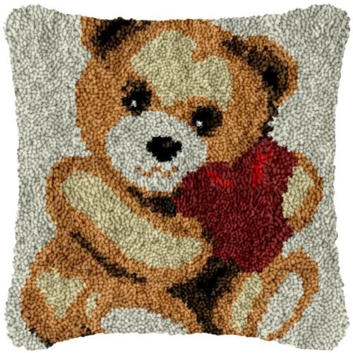 Just Want Hugs - Latch Hook Pillow Kit