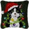 Kitty Tree - Latch Hook Pillow Kit