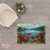 Lakeview Poppies - Latch Hook Rug Kit