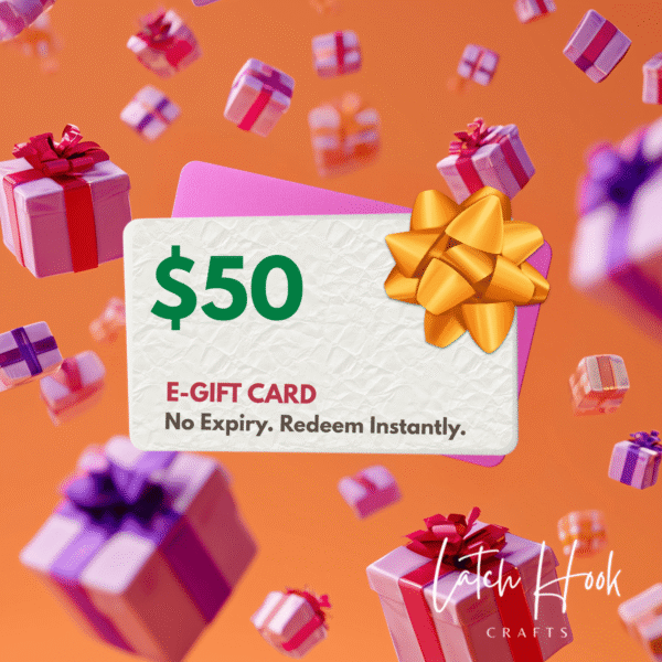 Latch Hook Crafts Gift Card