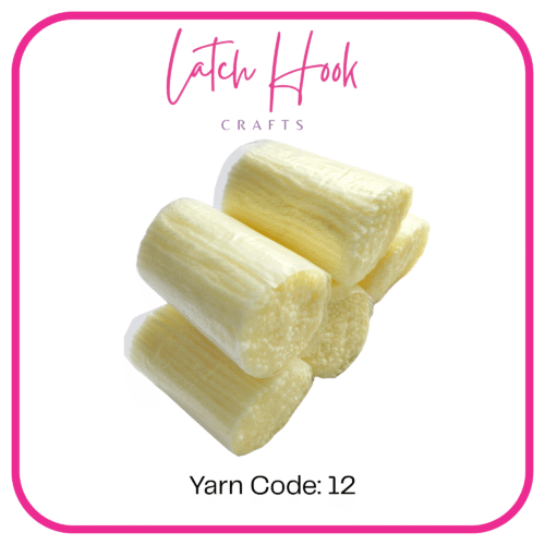 Lemon Chiffon Latch Hook Yarn