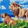 Lioness and her King - Latch Hook Rug kit