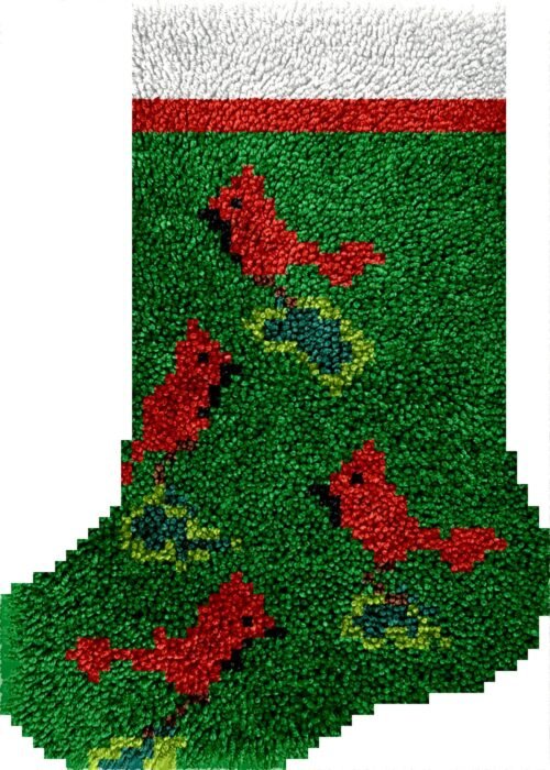 Little Birds - Latch Hook Stockings Kit