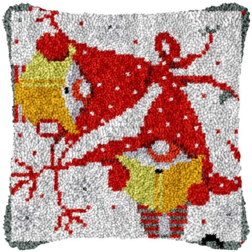 Little Gnomes - Latch Hook Pillow Kit