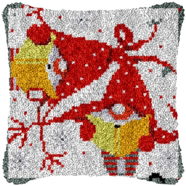 Little Gnomes - Latch Hook Pillow Kit