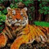 Lone Tiger - Latch Hook Rug Kit