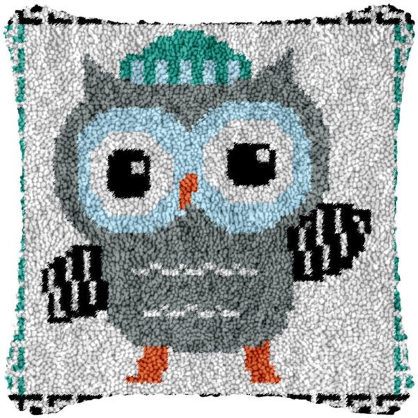 Look Over There! - Latch Hook Pillow Kit