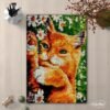 Lounging Kitty - Latch Hook Rug Kit