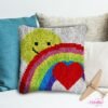 Love for All (Pink) - Latch Hook Pillow Kit