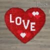Love Heart - Latch Hook Rug Kit