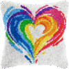 Love in Color - Latch Hook Pillowcase Kit