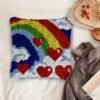 Love in the Clouds - Latch Hook Pillow Kit