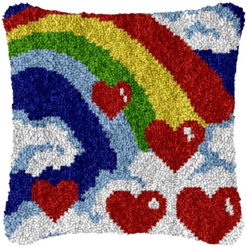 Love in the Clouds - Latch Hook Pillow Kit