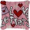 Love Letters - Latch Hook Pillow Kit