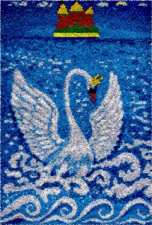 Majestic Swan - Latch Hook Rug Kit
