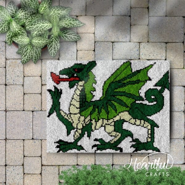 Marching Dragon - Latch Hook Rug Kit