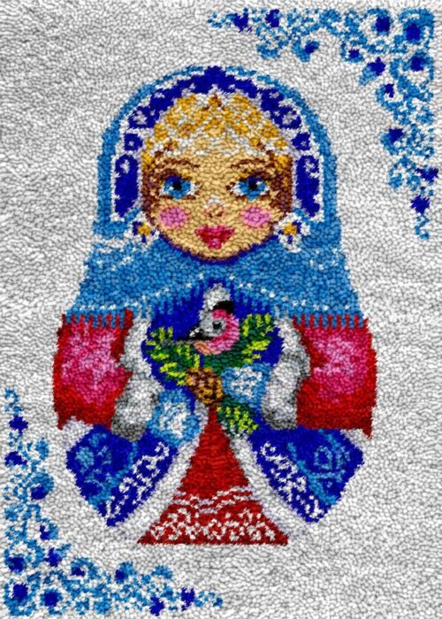 Matryoshka Doll - Latch Hook Rug Kit