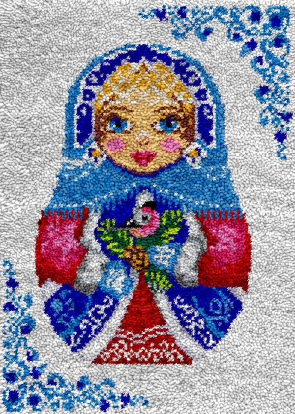 Matryoshka Doll - Latch Hook Rug Kit