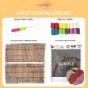 Mini Ladybugs - Latch Hook Pillow Kit