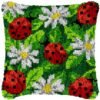 Mini Ladybugs - Latch Hook Pillow Kit