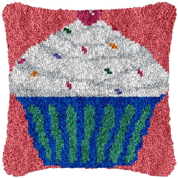 Mmm Frosting - Latch Hook Pillow Kit