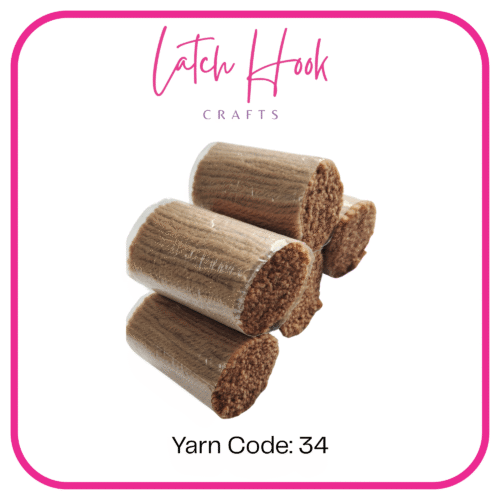 Mocha Biscuit Latch Hook Yarn