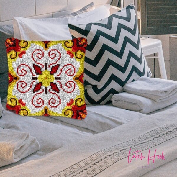 Monarch Pattern - Latch Hook Pillow Kit
