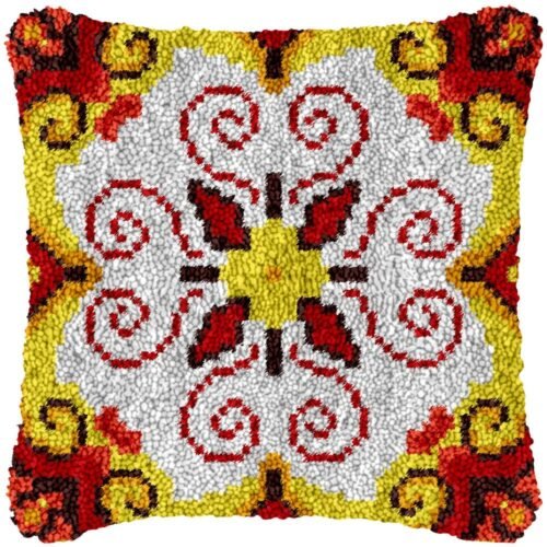 Monarch Pattern - Latch Hook Pillow Kit