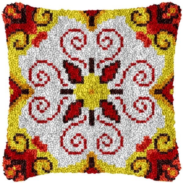 Monarch Pattern - Latch Hook Pillow Kit
