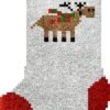 Moosey Moose - Latch Hook Stockings Kit