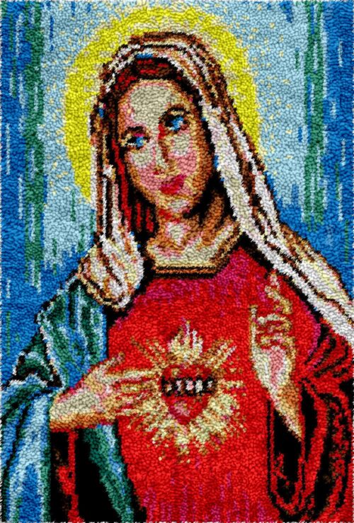 Mother Mary - Latch Hook Rug Kit