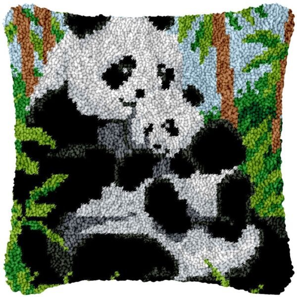 Mother Snuggles - Latch Hook Pillow Kit
