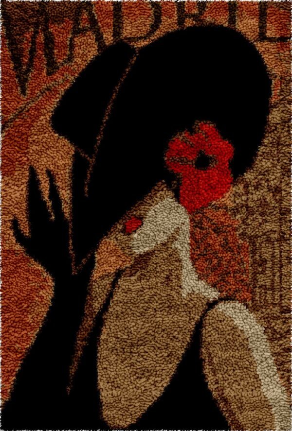 Mysterious Lady - Latch Hook Rug Kit