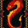Mystical Dragon - Latch Hook Rug kit