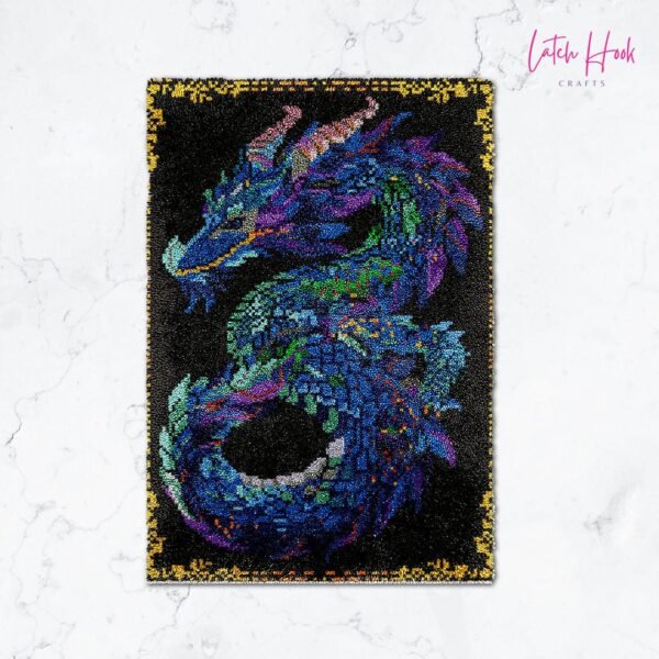 Mythic Dragon - Latch Hook Rug Kit