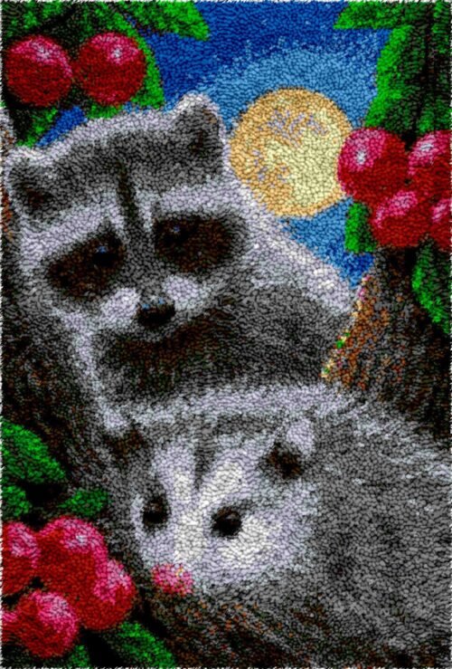 Nocturnals - Latch Hook Rug Kit