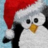 Nosy Penguin - Latch Hook Rug Kit