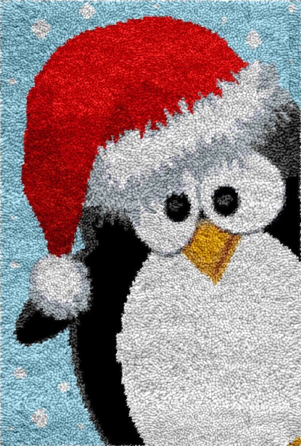 Nosy Penguin - Latch Hook Rug Kit