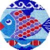Oriental Fish - Latch Hook Rug Kit