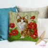 Outside Play Time - Latch Hook Pillow Kit