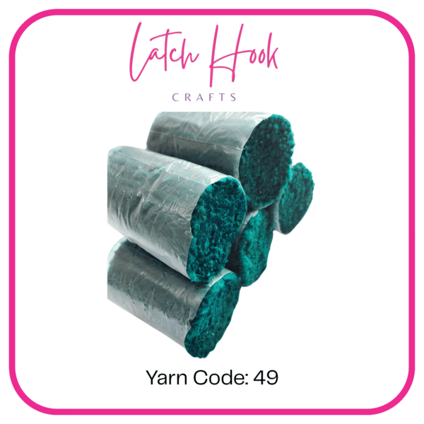 Pacific Teal Latch Hook Yarn