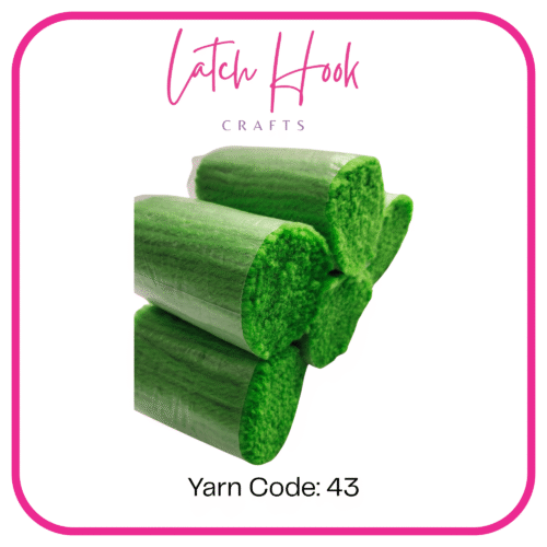 Parakeet Green Latch Hook Yarn
