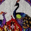 Peacock Dance - Latch Hook Rug Kit