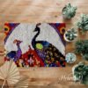 Peacock Dance - Latch Hook Rug Kit
