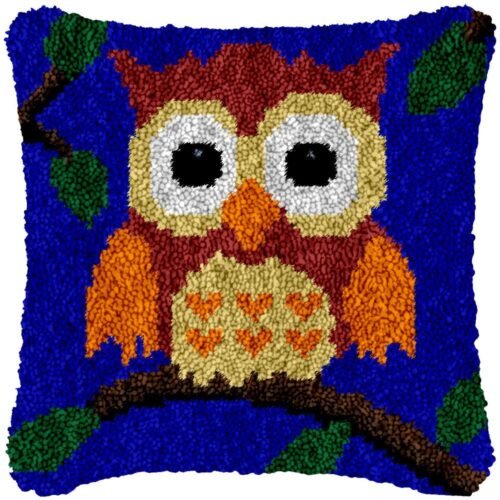 Perched - Latch Hook Pillow Kit