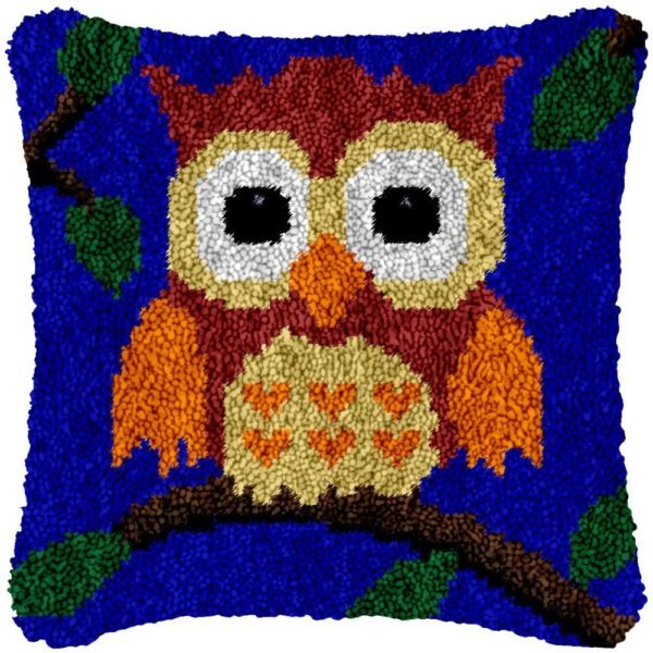 Perched - Latch Hook Pillow Kit