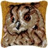 Perked Up Owl - Latch Hook Pillow Kit