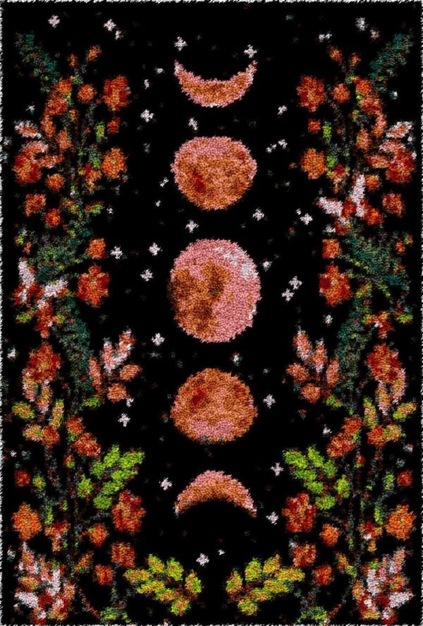 Phases of the Moon - Latch Hook Rug Kit